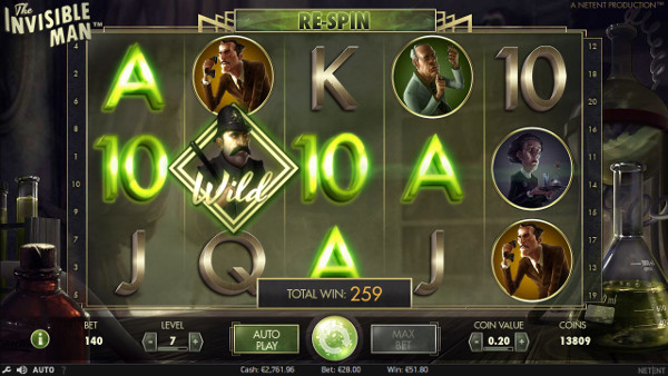 Игровой автомат The Invisible Man - бесплатно слот попробуй в казино Вулкан онлайн
