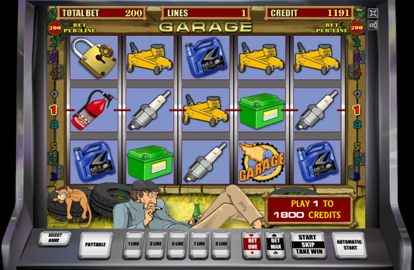 Проведи время с удовольствием в казино Вулкан вместе с игровым автоматом Garage